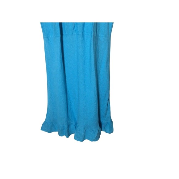 Russ Berens Dress Women's Size XL Blue Knee Length Round Neck Sleeveless - Picture 4 of 7
